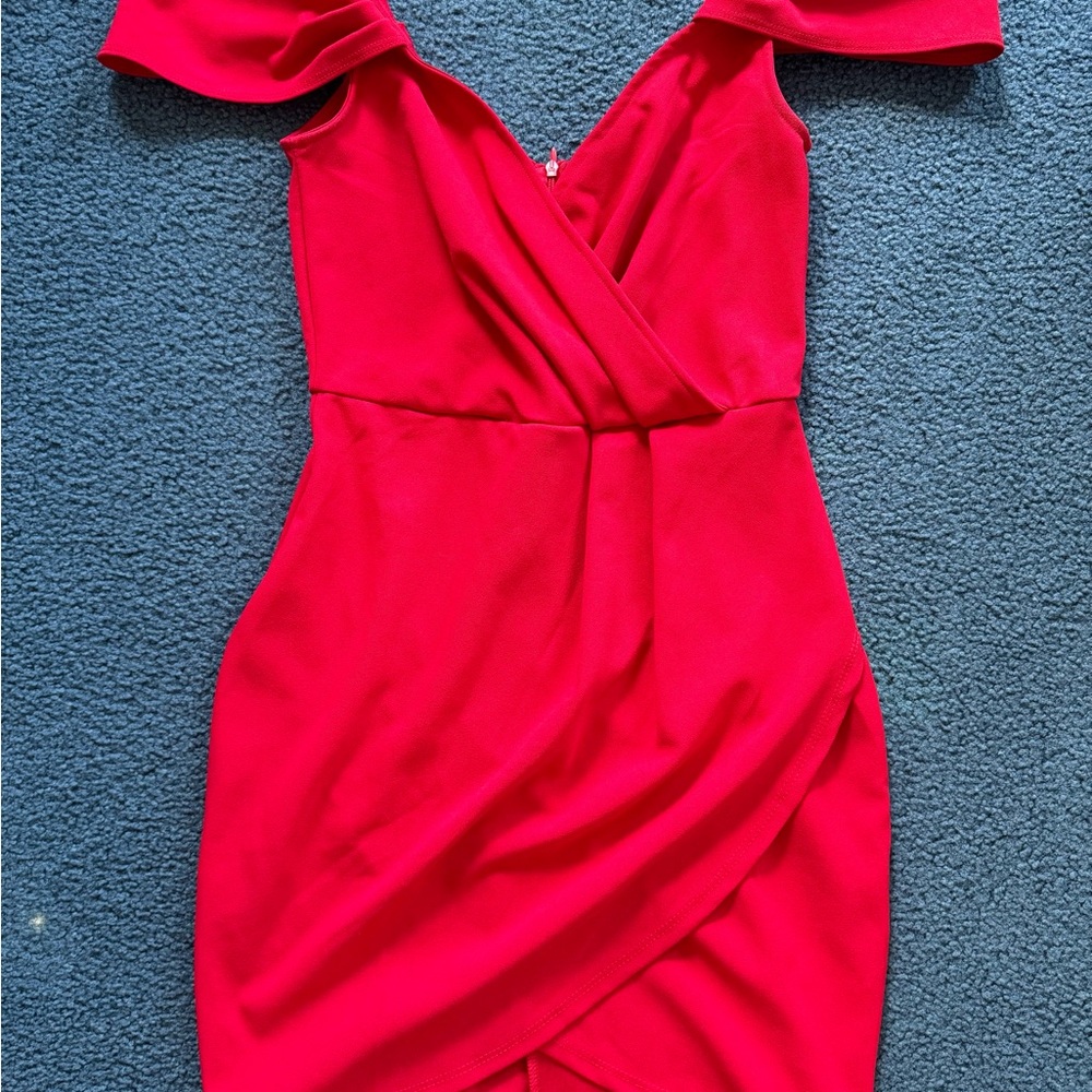 Elegant Red Women's Dress